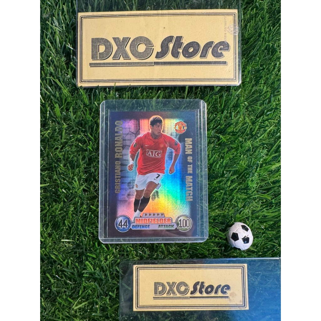 [ ของแท้ ] - MAN OF THE MATCH - TOPPS MATCH ATTAX 2007/2008 - CRISTIANO RONALDO (MANCHESTER UNITED)