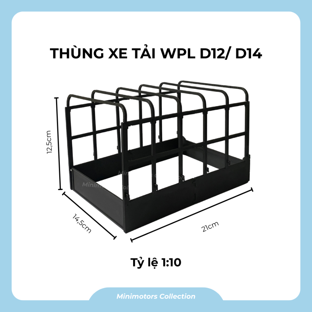 WPL D12/D14 ท้ายรถรถบรรทุก - อุปกรณ์ควบคุมยานพาหนะ (ไม่รวมรถ)