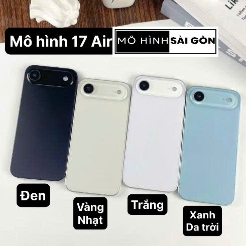 PHONE17/17AIR MODEL (1:1) พร้อมโลโก้ APPLE สีเขียว | สีฟ้า สีฟ้า | สีม่วง | สีดํา | ขาว ขาว ขาว ขาว 