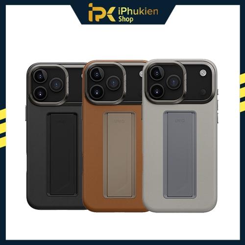 เคส [2IN1] UNIQ Heldro Pro ทําจากหนังกันกระแทกคุณภาพสูงสําหรับ iP 17 Pro/ 17 Promax