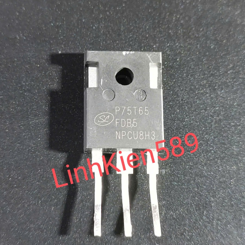 4 ชิ้น IGBT P75T65 P75T65FDB5 75A 650V ถอดประกอบ
