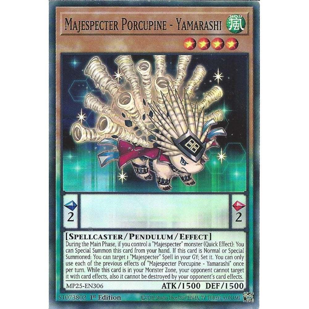 [KW2 Yugioh]* [EN-UK] การ์ด MP25-EN306 Majespecter Porchine - Yamarashi : Common Card : 1st Edition