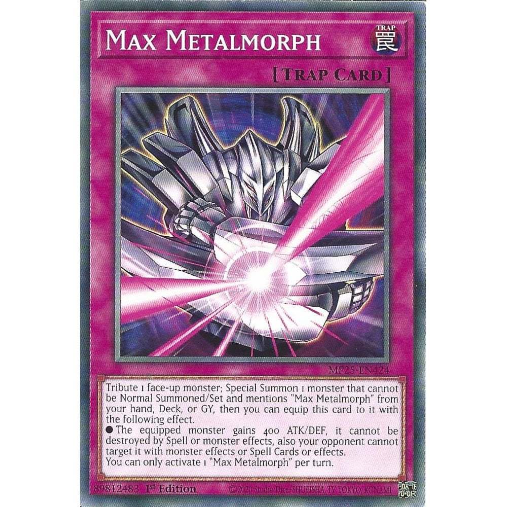 [KW2 Yugioh]* [EN-UK] การ์ด MP25-EN424 Max Metalmorph : Common Card : รุ่นที่ 1