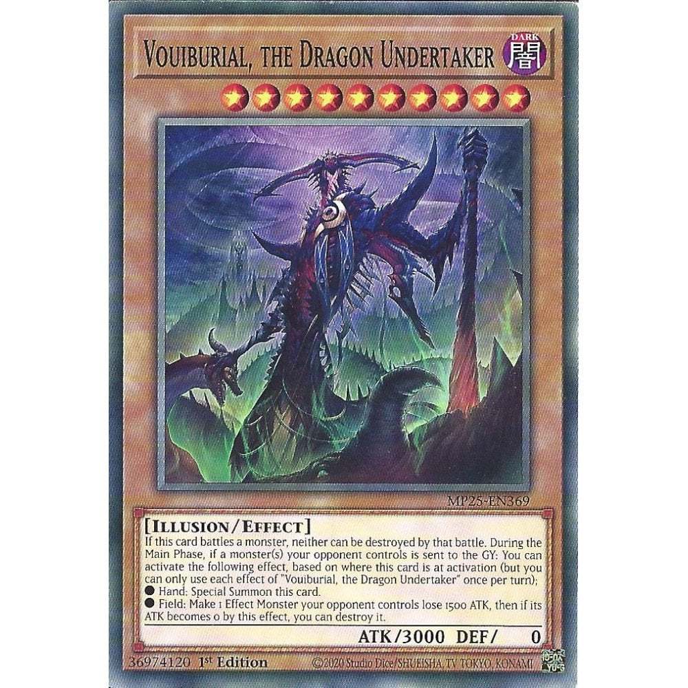 [KW2 Yugioh]* [EN-UK] การ์ด MP25-EN369 Vouibulial, the Dragon Undertaker : Common Card : ฉบับ 1