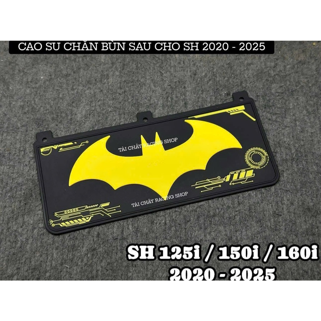 [ 1 แผ่น ] BATMAN 3D REAR Fender RUBBER MOUNTED FOR SH 2020 - 2025 (125i / 150i / 160i )