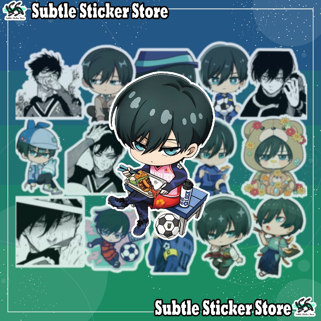 [Blue Lock] - ชุดสติ๊กเกอร์ 10/15 ชิ้น Rin Itoshi - Rin อนิเมะ/มังงะ Blue Lock สติ๊กเกอร์สวยสุดสําหร