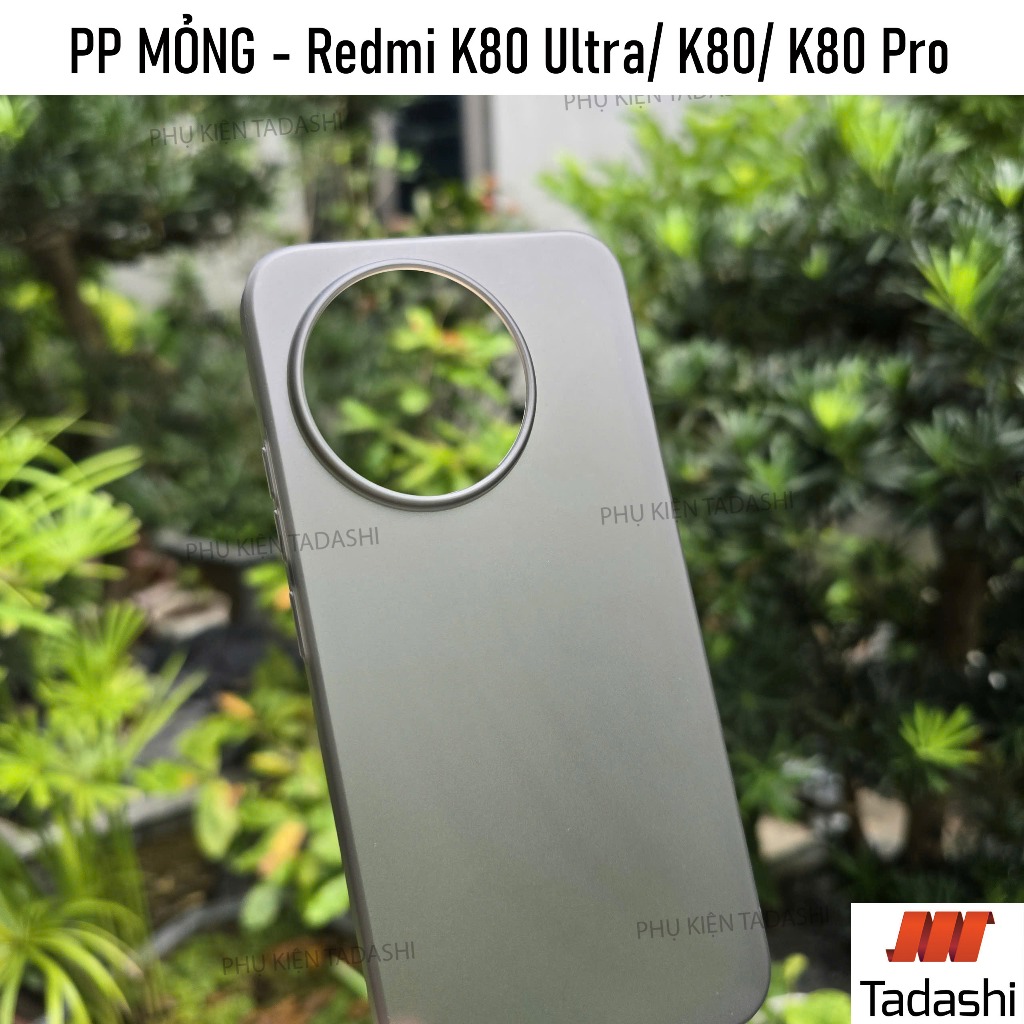 Redmi K80 Ultra/ K80 Pro/ K80/ K70/ K70 Ultra Slim Case พลาสติก PP ด้านหลังลดลายนิ้วมือ มีขอบป้องกัน