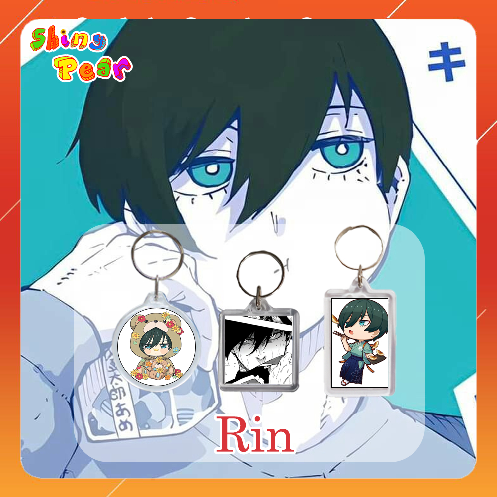 [Blue Lock] - พวงกุญแจ | Rin Itoshi - พวงกุญแจ Rin อะนิเมะ/มังงะ Blue Lock ทําให้ของขวัญที่ดีมากสําห