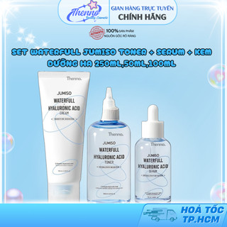 Set Waterfull Jumiso Toner + Serum + Kem dưỡng HA 250ml,50ml,100ml