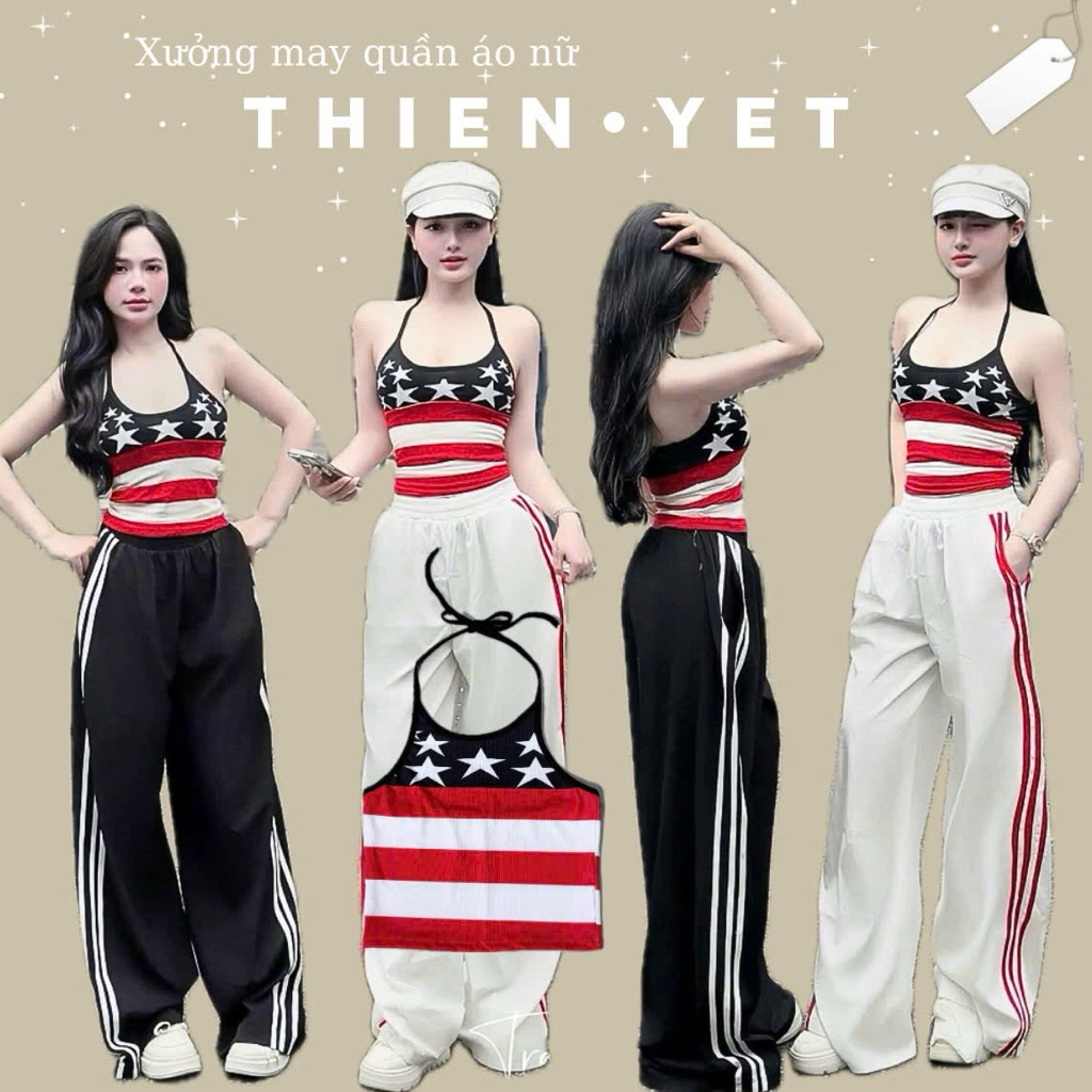 เสื้อครอปผู้หญิง UN FLAG (มีรูปถ่ายจริง) เซ็กซี่ Trend - Thien Yet
