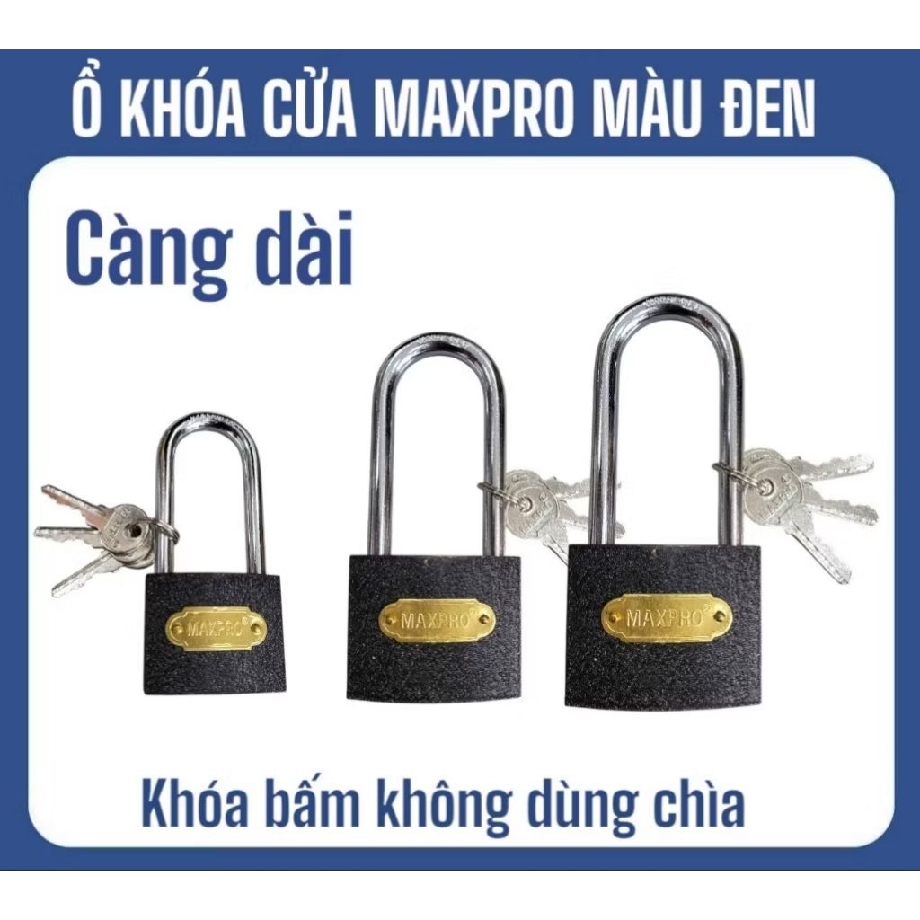 ล็อคเหล็กยาว MAXPRO*