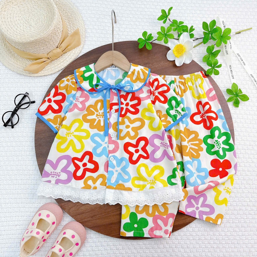 เสื้อผ้าโทเล่และลินินของเด็กผู้หญิง ร้านขายเสื้อผ้าที่บ้านของเด็กผู้หญิง bunny baby kids