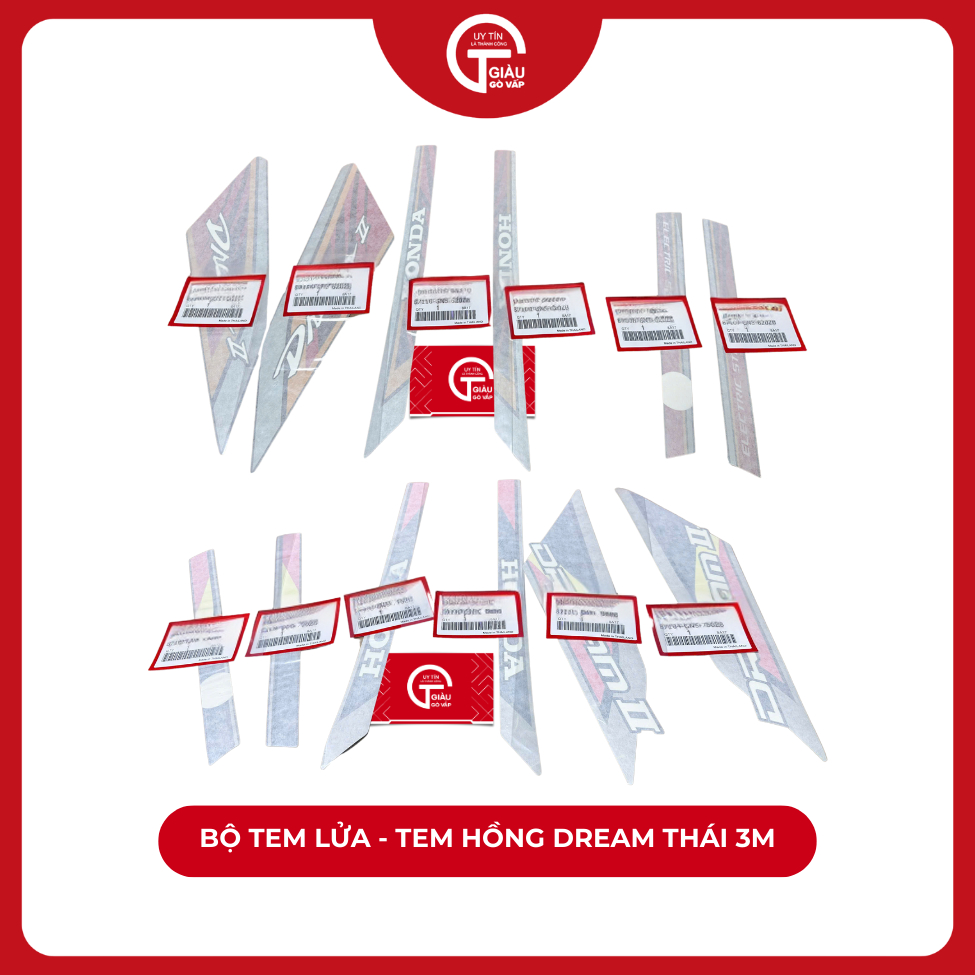 ชุดแสตมป์ไฟไทยดรีม - แสตมป์ไทยดรีมชมพู 3M HD Thailand