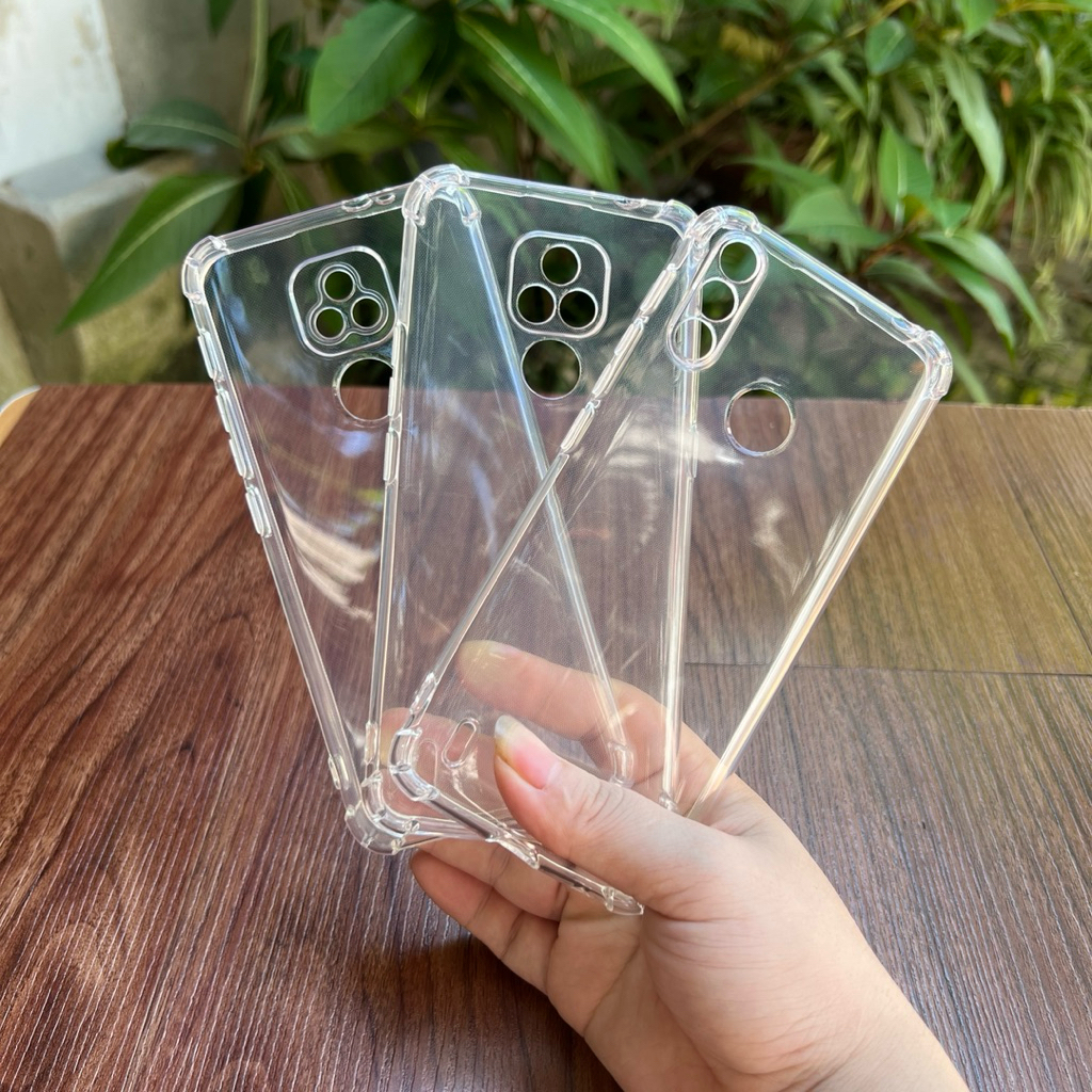 เคสซิลิโคนแบบยืดหยุ่นสําหรับ Motorola E7/ E7 Plus/ E7 Power กันกระแทกแบบใสและ 4 มุม