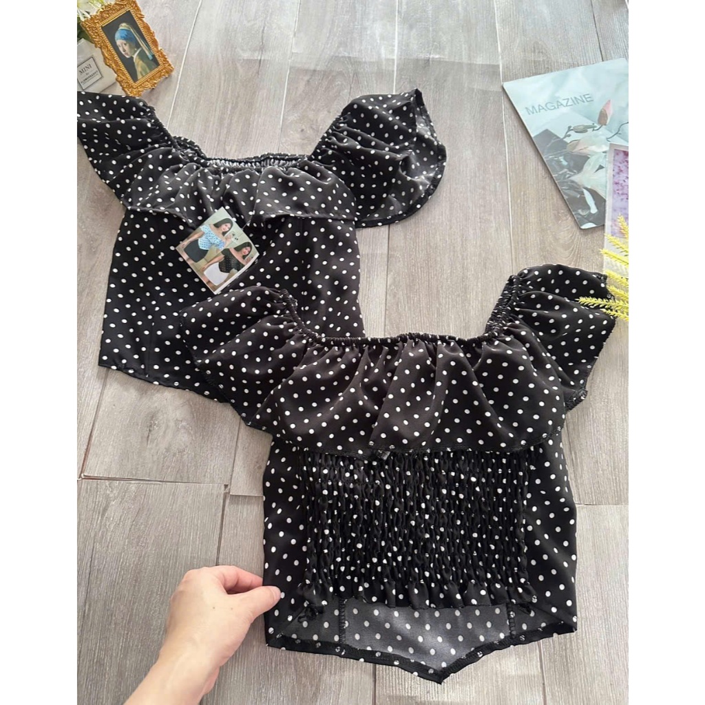 SHRIMPED SHOULDER DRESS WITH 2-LAYER BREAST PADDING RUNNING BACK l2 ไลย์