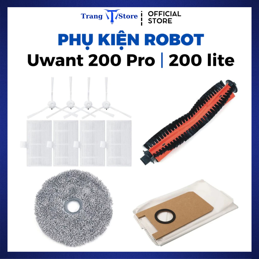 Uwant 200 Pro, Uwant 200 Lite อุปกรณ์เครื่องดูดฝุ่นหุ่นยนต์ _ อุปกรณ์เสริมทดแทน