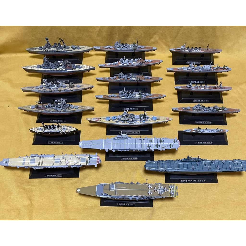 [TAKARA] โมเดลเรือรบทหาร -YAMATO JAPANESE BATTLESHIP รายละเอียดสุดๆ ภายในเต็มๆ