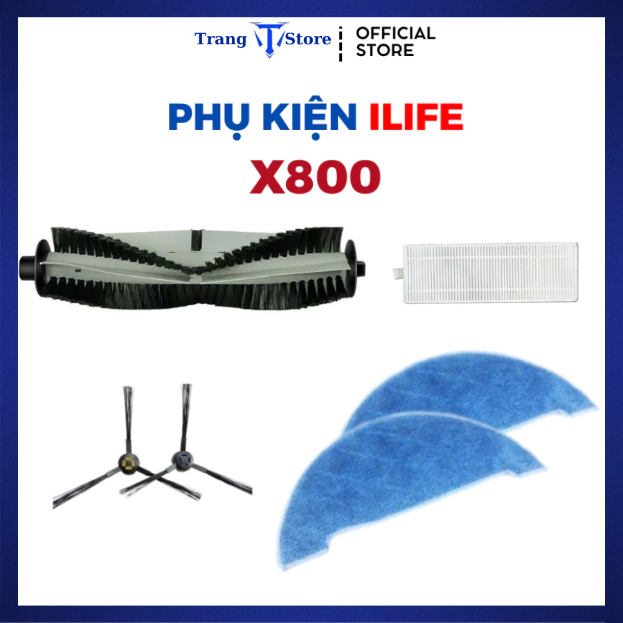 อุปกรณ์เสริมเครื่องดูดฝุ่นหุ่นยนต์ ILIFE X800_ อุปกรณ์เสริมทดแทน