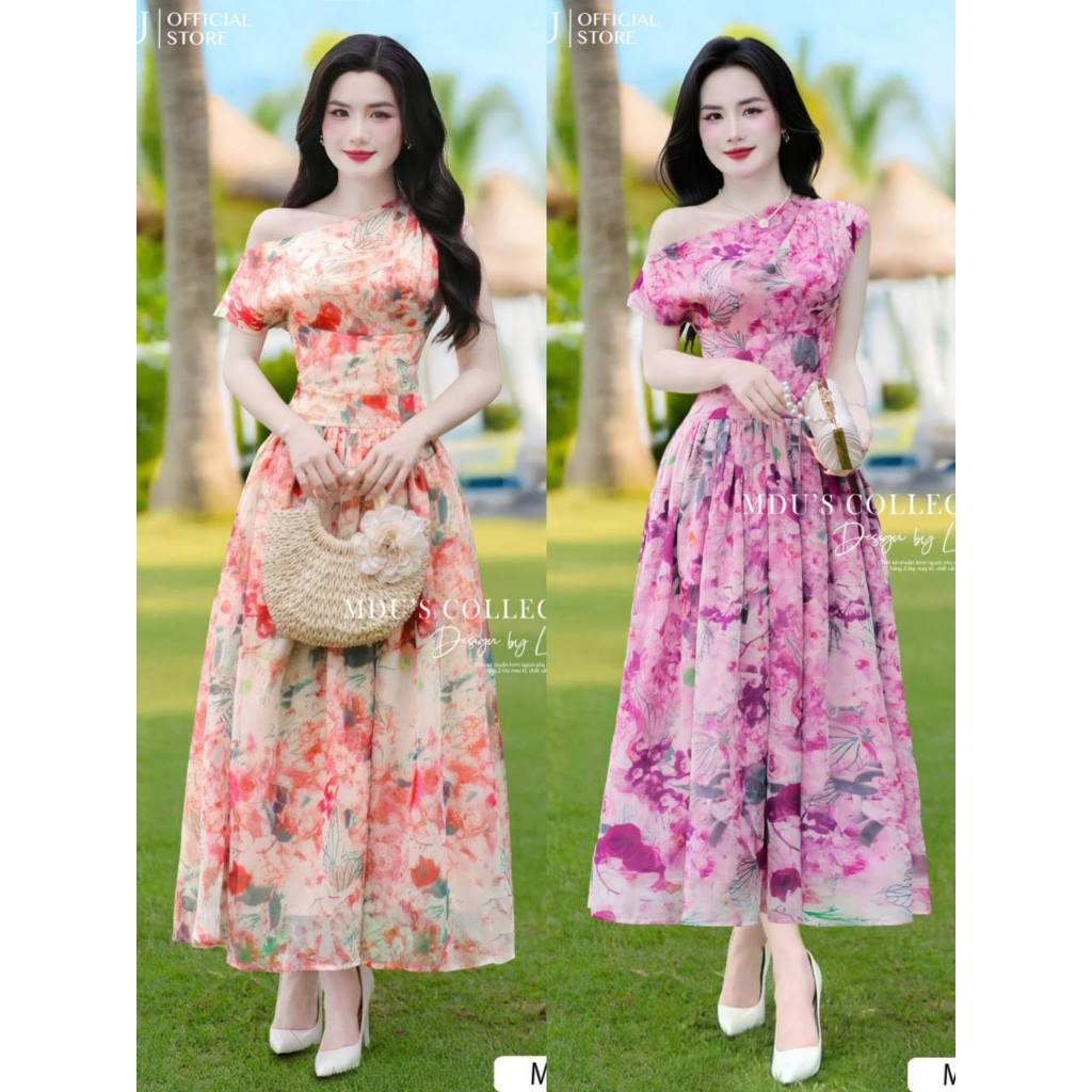 MDu Vietnam Collection Event Dresses ทําจากผ้าไหมขูดชั้นที่ร่วงที่ละเอียดอ่อน MDU4193