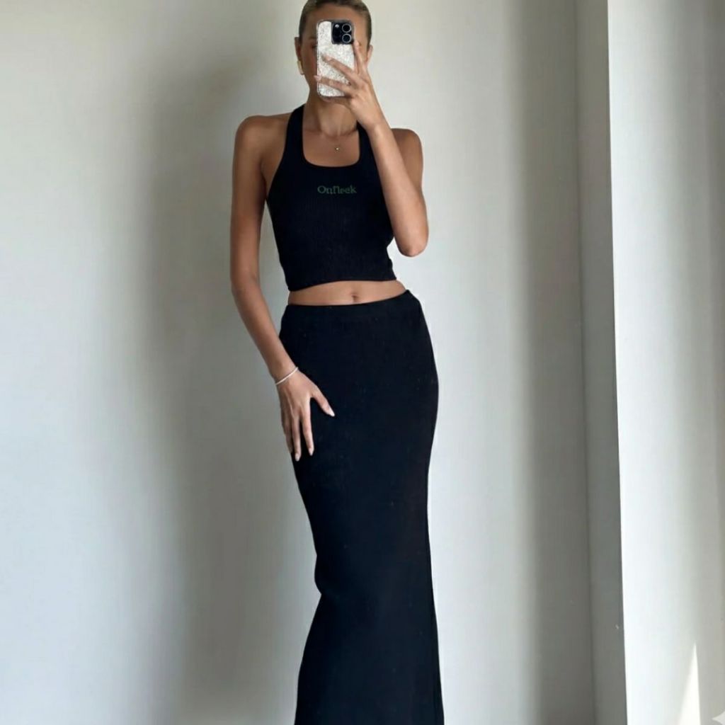 Onfleek VNXK เสื้อกล้ามผู้หญิงทรงเสื้อครอปมีสไตล์สําหรับสวมใส่หน้าร้อน