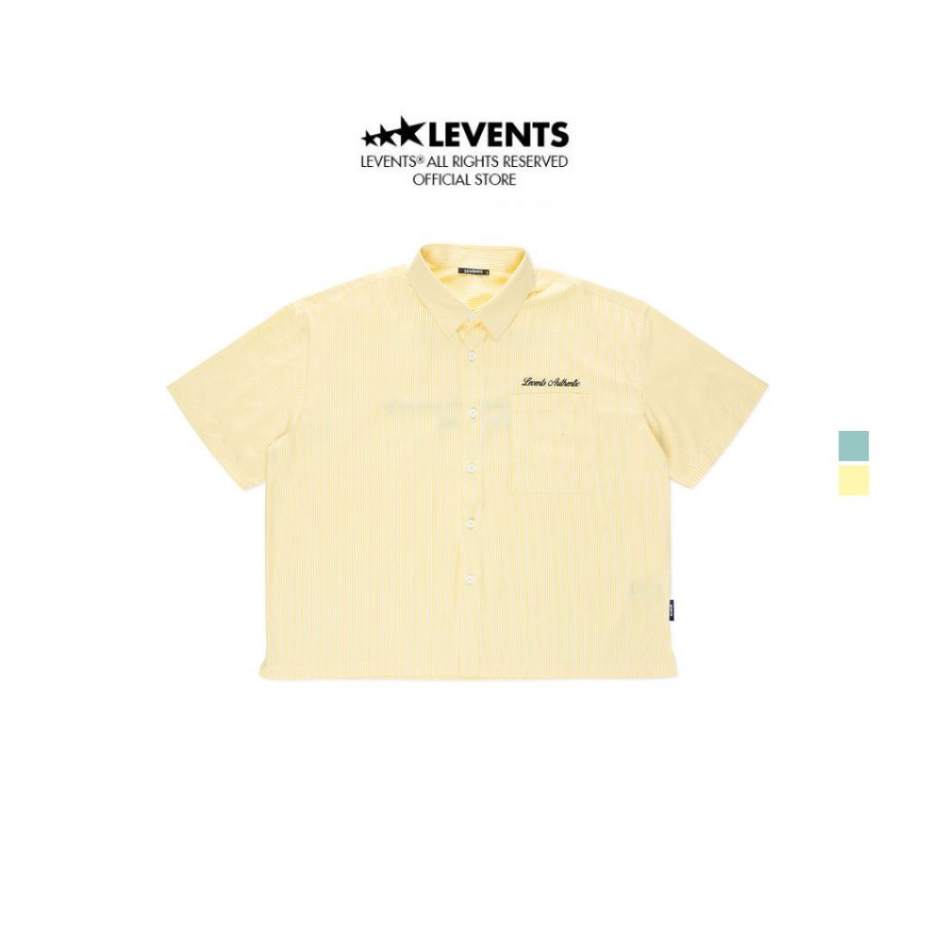 Levents Authentic Striped Boxy Shirt Poplin Unisex