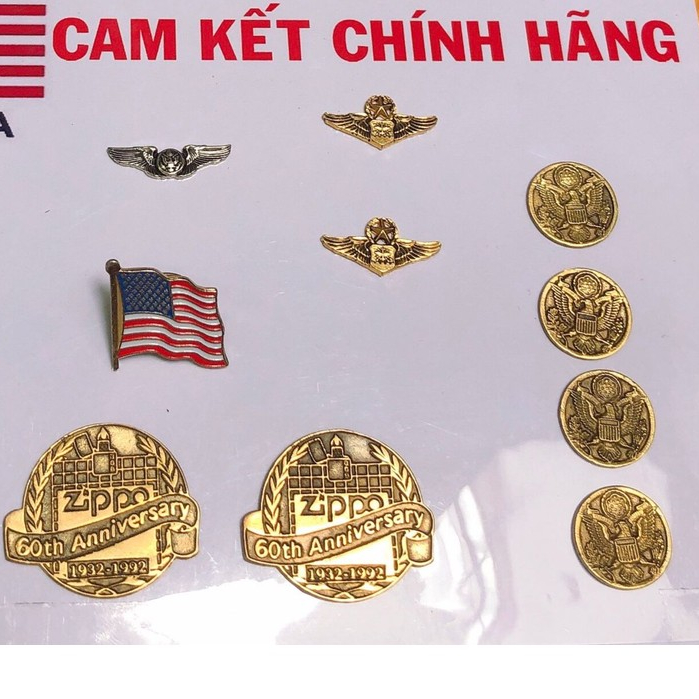 EBLEM STICKERS สําหรับ ZIP PO THEMES, American Zinc Products