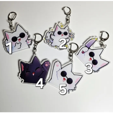 พวงกุญแจน่ารัก พวงกุญแจ JJK แมว JJK เนโกะ