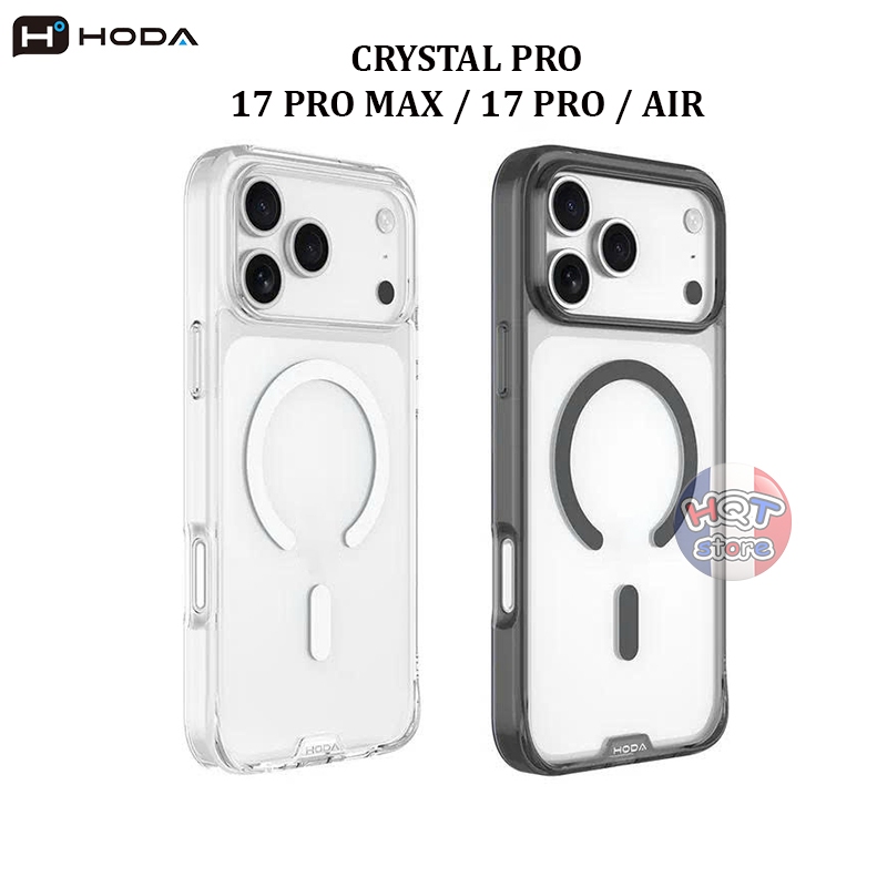 เคส HODA Crystal Pro ของแท้ IP 17 Pro Max / 17 Pro / Air เคสกระจกนิรภัย