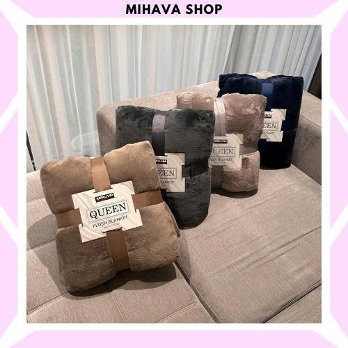 KIRKLAD ผ้าห่มควีนขนกระต่ายนําเข้าระดับพรีเมียม MIHAVA 3.5กก. ขนาด 2m48 x 2m33 Super Soft Super Warm