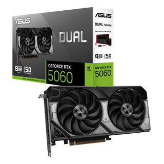 VGA ASUS Dual RTX 5060 8GB GDDR7 OC (DUAL-RTX5060-O8G)
