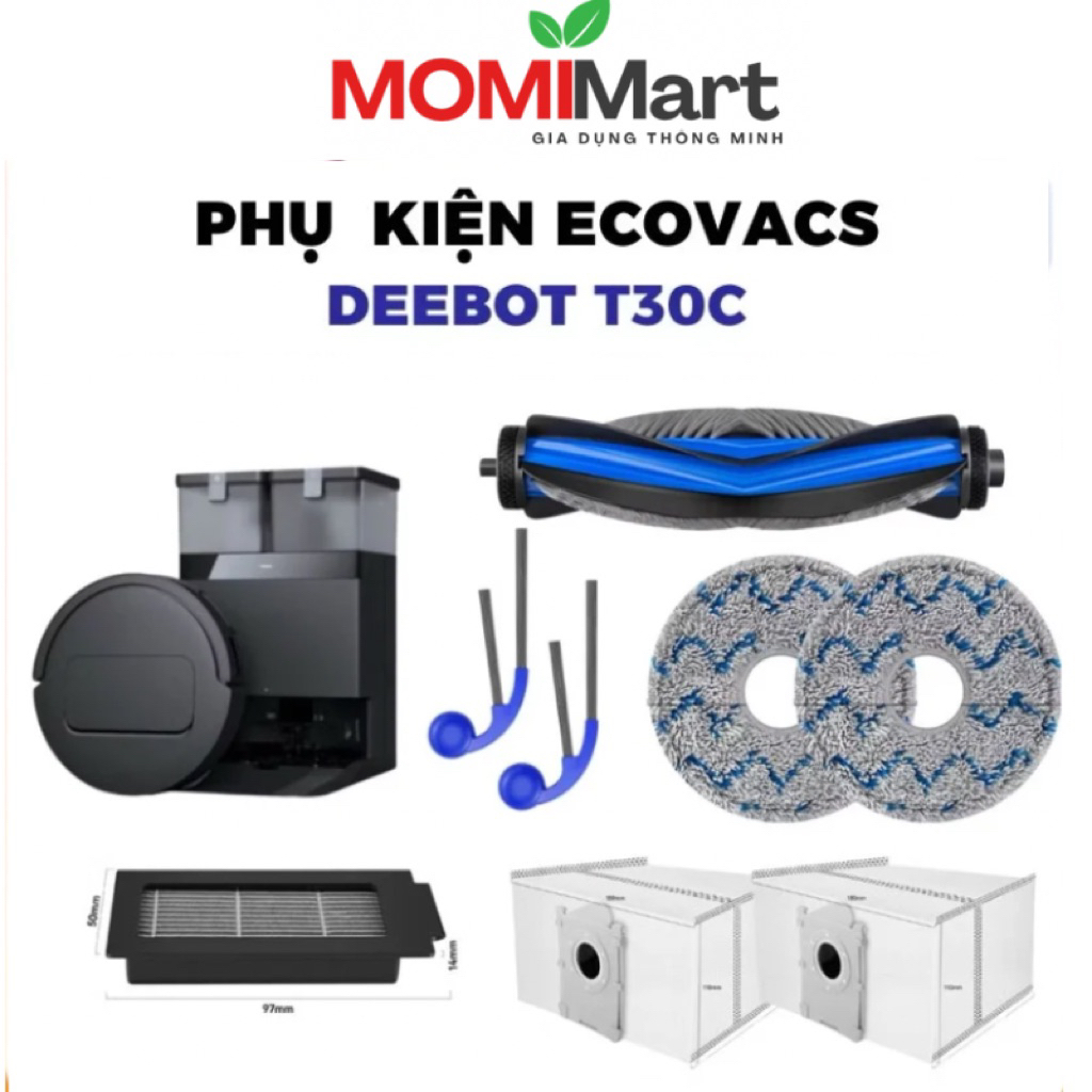 Ecovacs T30C 2026 อุปกรณ์เสริมเครื่องดูดฝุ่นหุ่นยนต์_ อุปกรณ์เสริมทดแทน