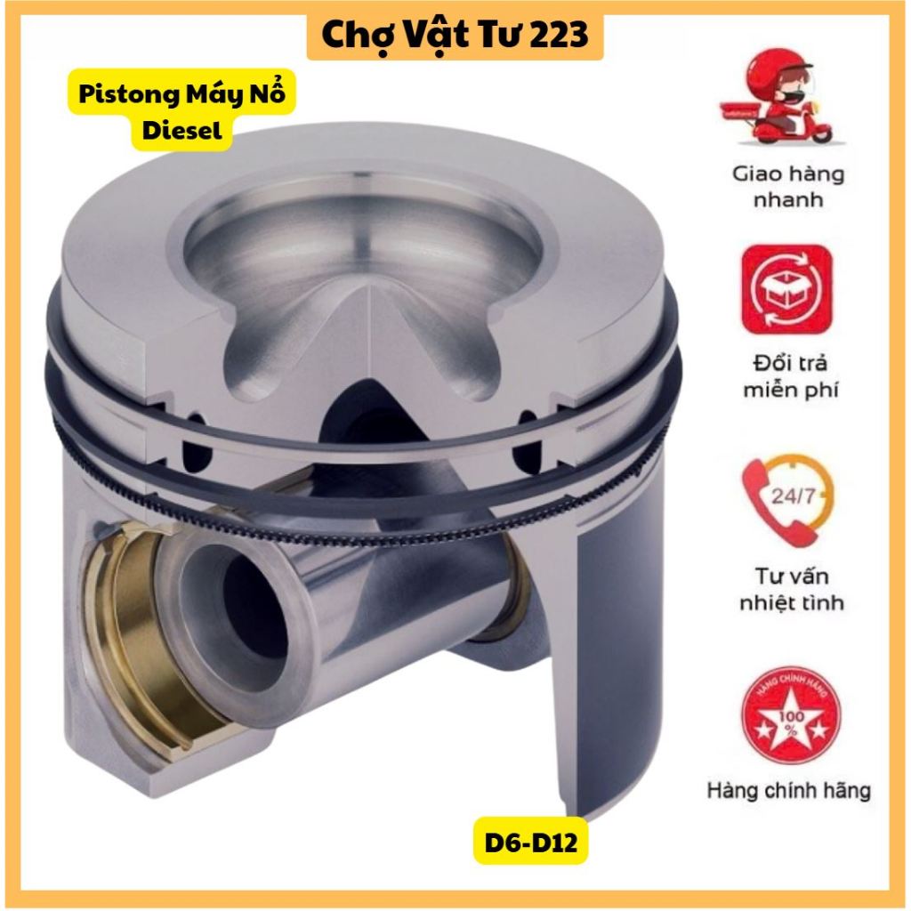 ลูกสูบเครื่องกําเนิดไฟฟ้าดีเซล D6Core-D6Made-D8Core-D8Condensation-D12