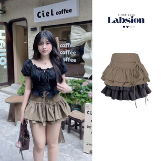 [MỞ BÁN] Chân váy xoè 2 tầng có quần bảo hộ chất vài dày - MAY KỸ