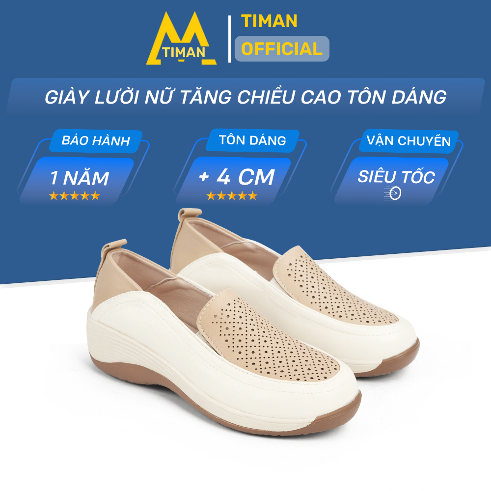 เทียนเหวิน zt21รองเท้าโลฟเฟอร์ผู้หญิงเกาหลีทําจากผ้าและหนังพื้นสูงทุกแบบพื้นรองเท้าบุนวมสีขาว1ปี