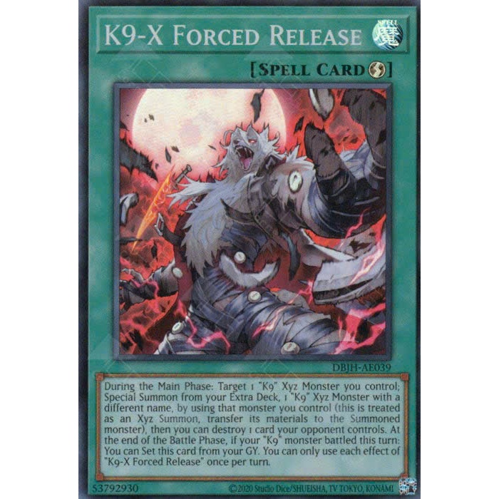 (Phiin) AE Card DBJH-AE039 K9-X บังคับปล่อย (SR)