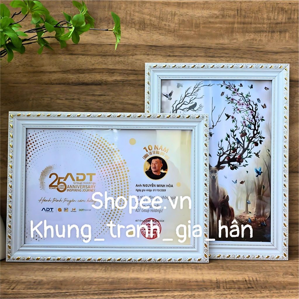 กรอบใบรับรอง A4(21X30) 20X30 กรอบรูป กรอบรูป