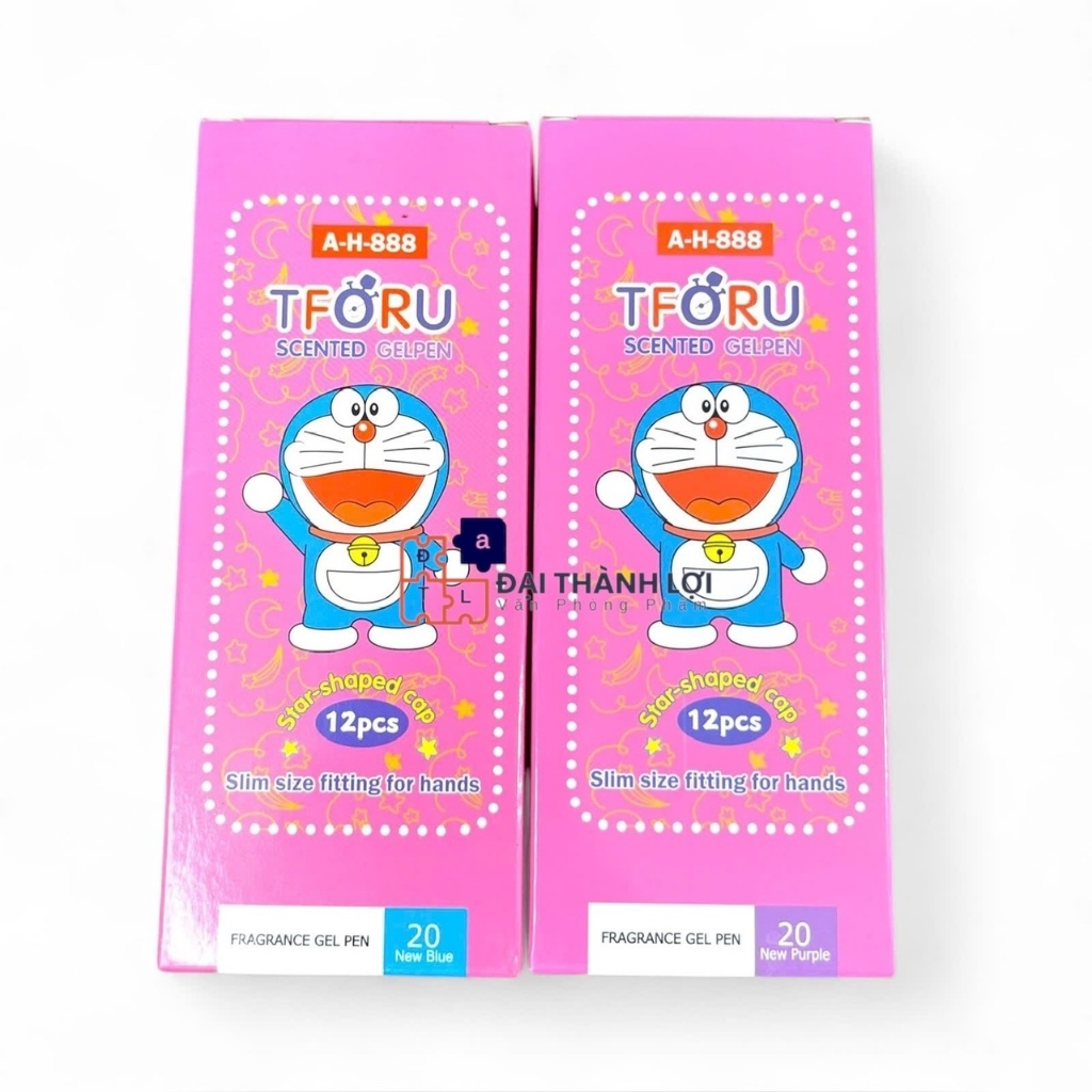 ขายส่ง _ [THORU] LOT of 144 Scented Grape Ink Gel Pens 0.38mm Nib Thoru / Ttoru Doreamon AH888 / VS9