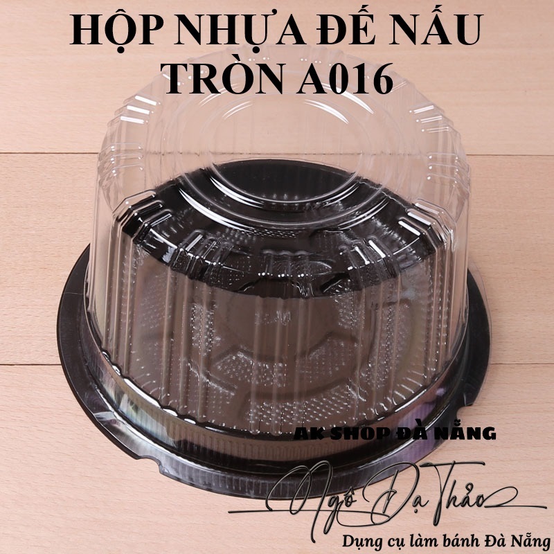 ชุดกล่องพลาสติก ROUND 10 ใบ ฐานสีน้ําตาล/ดํา A016 (AKSHOPCAMEL 2190.037)