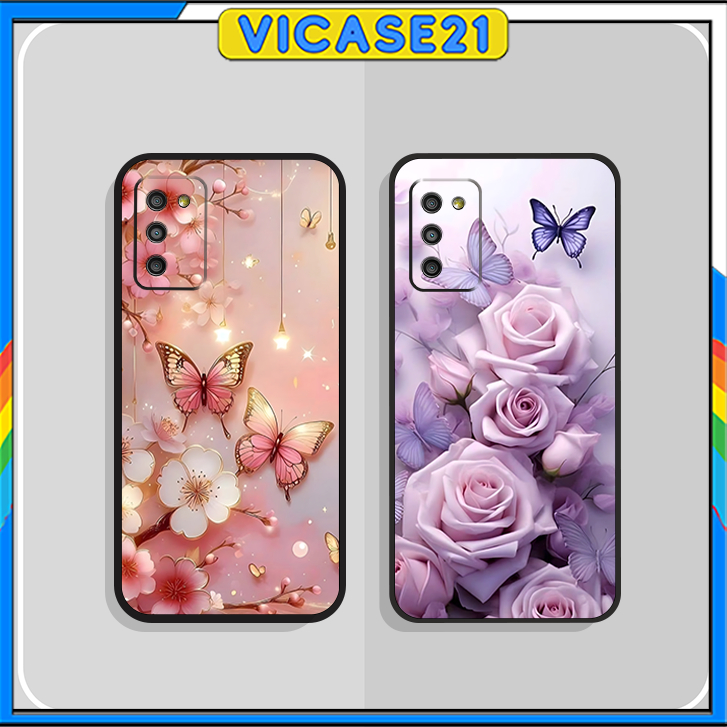 เคส Samsung A02S - A03S พร้อม PATTERNS, ดอกไม้และออกจาก