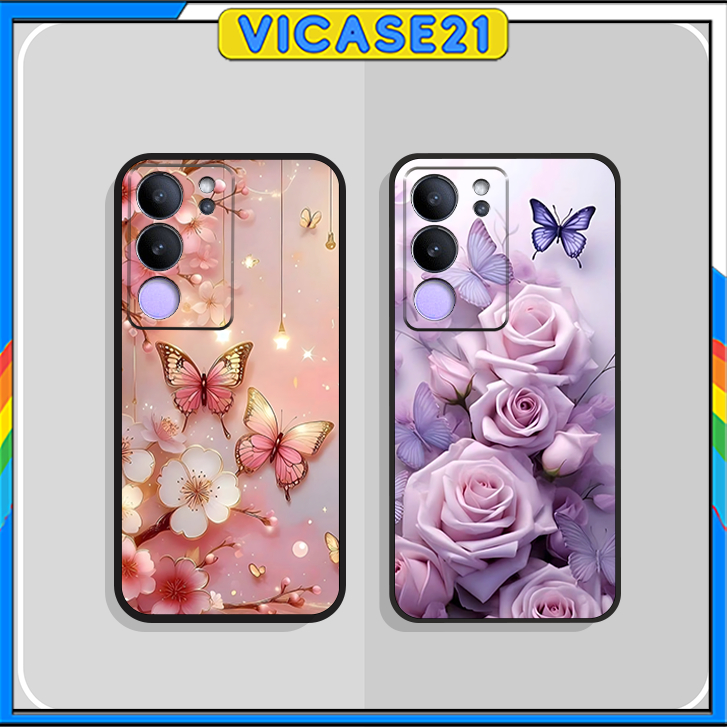 เคส VIVO Y39 5G/ Y300 5G พร้อม PATTERNS ดอกไม้และออกจาก