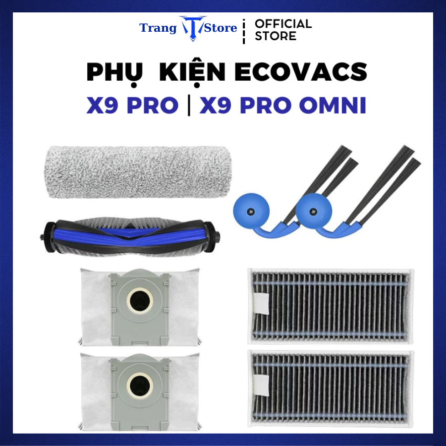 Ecovacs X9 Series X9 Pro X9 Pro Omni Robot อุปกรณ์เสริมเครื่องดูดฝุ่น _ อุปกรณ์เสริมทดแทน