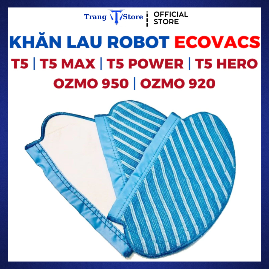 Ecovacs Ozmo 950 920 T5 Hero T5 Max DX33 DX55 DX65 DX93 DJ65 DV35 N8 เครื่องดูดฝุ่นหุ่นยนต์ผ้าทําควา