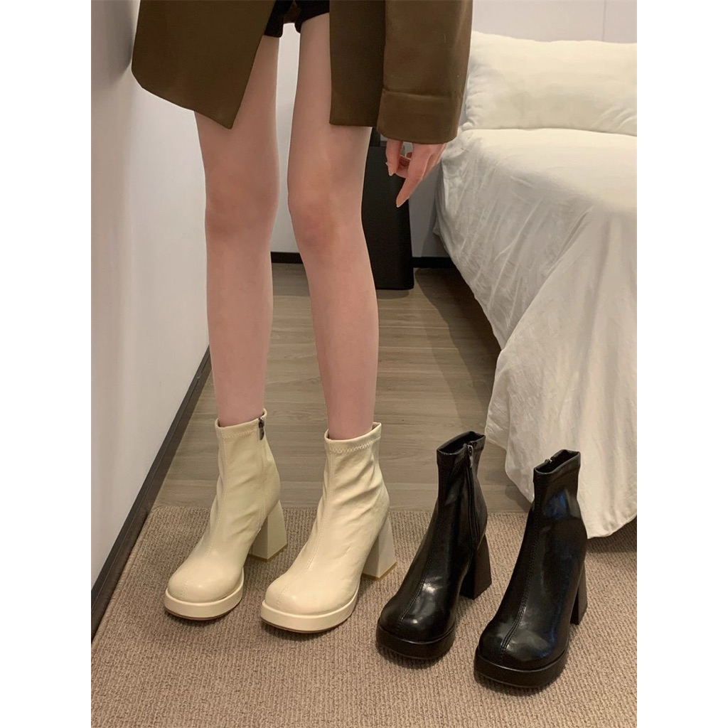 [สินค้า QC] รองเท้าบู๊ทสูง 5p สินค้า QC