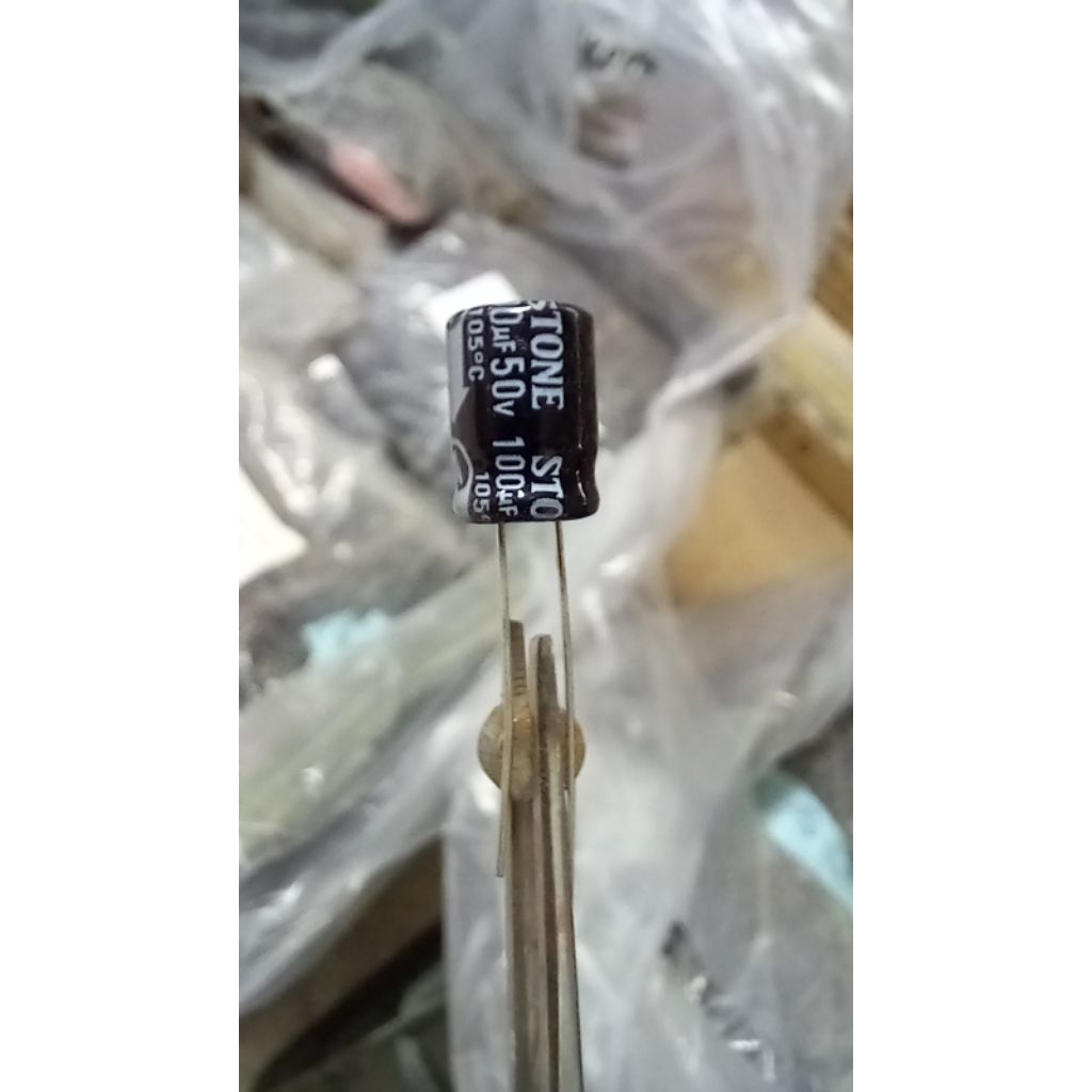 [ combo 10c หรือ 5c ] ตัวเก็บประจุโพลาไรซ์ 50v 0,47uf, 4.7uf, 10uf, 22uf, 47uf, 100uf, 220uf, 1000uf