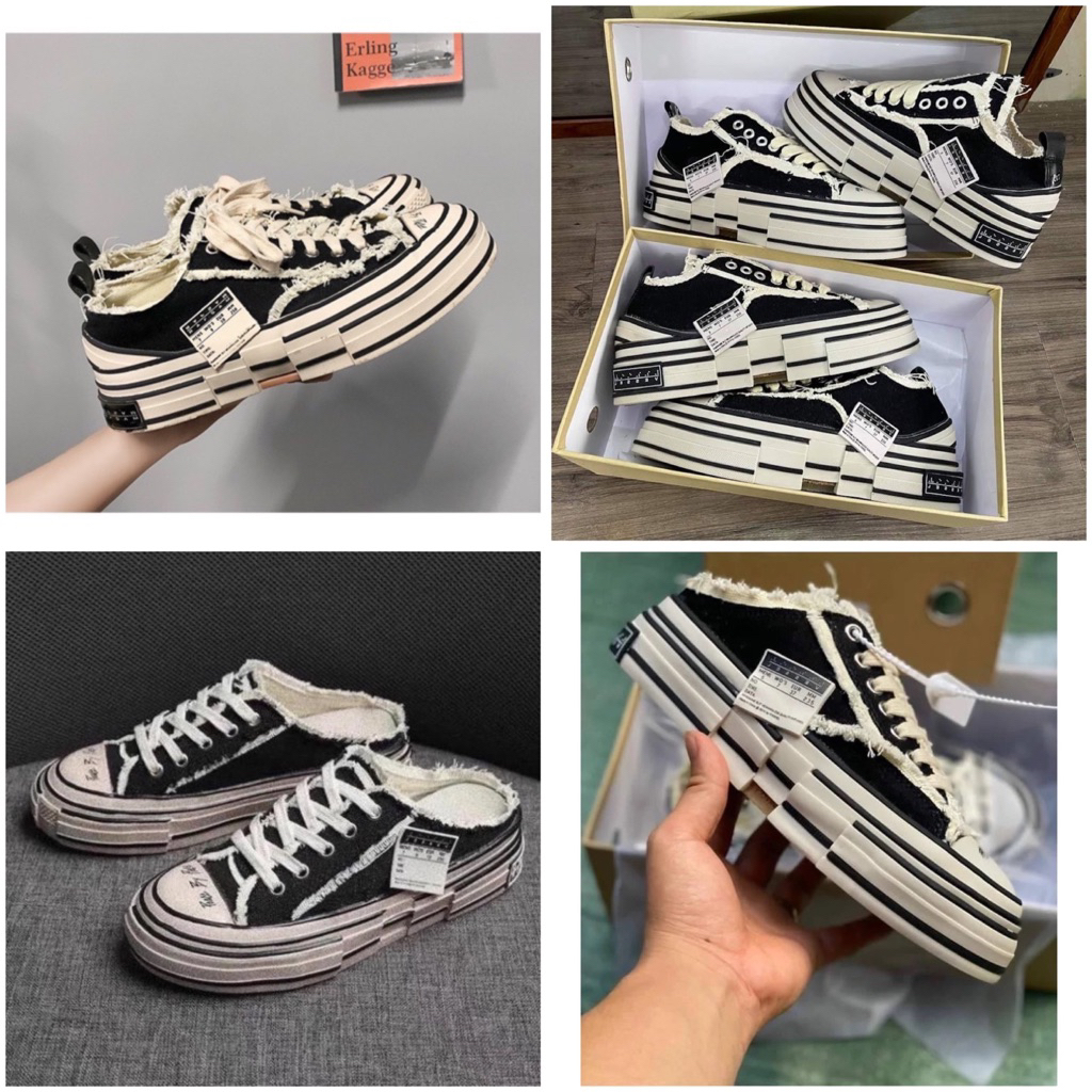 (Cegory 1) รองเท้าพื้นรองเท้าไม้ Xvessel hottrend รองเท้านักเรียนสุดฮอต 2022