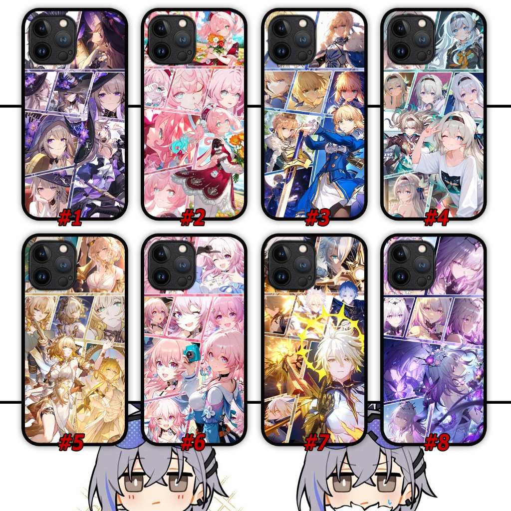 รางดาว Honkai - iQoo Z9 Z10 Turbo Pro + Neo 9 9s 10 13 OPPO A60 A3 A5 A5i A5x RENO 10 13 14F Pro Cas