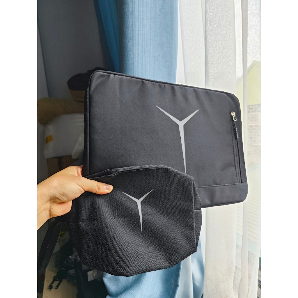 กระเป๋ากันกระแทก เลโนโว Legion และกระเป๋าชาร์จบุกํามะหยี่ 2 ช่องระดับไฮเอนด์เหมาะสําหรับแล็ปท็อป 15.6-16 นิ้ว - รูปที่ 4