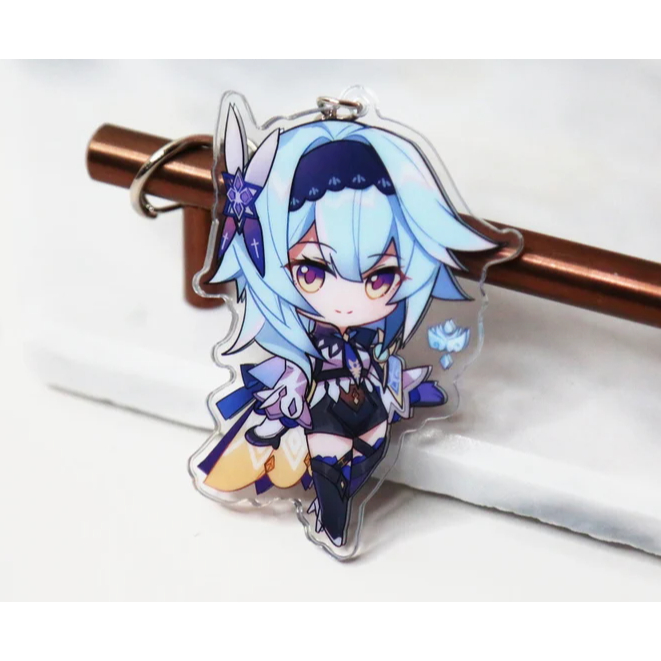 พวงกุญแจ Eula - เครื่องรางอะคริลิก Genshin Impact