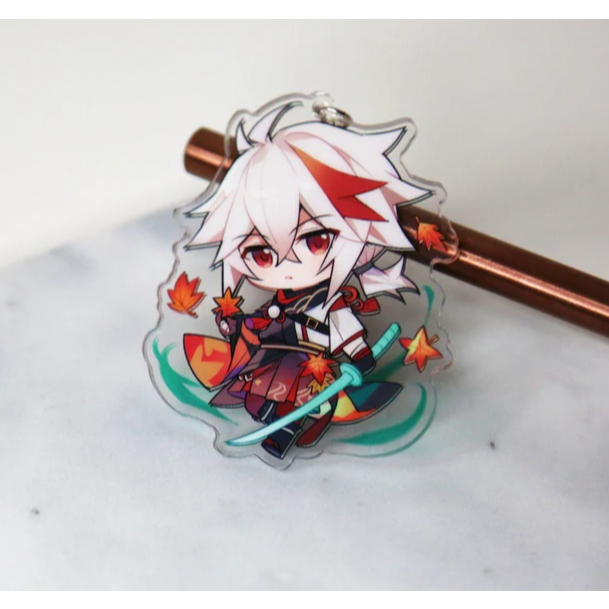พวงกุญแจ Kazuha - เครื่องรางอะคริลิก Genshin Impact