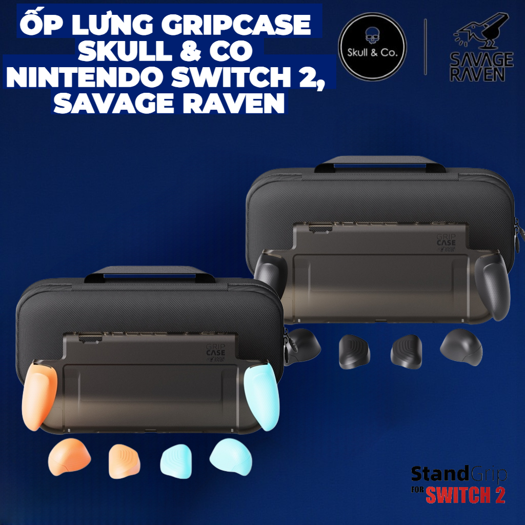 GripCase Skull & Co Nintendo Switch 2, Savage Raven
